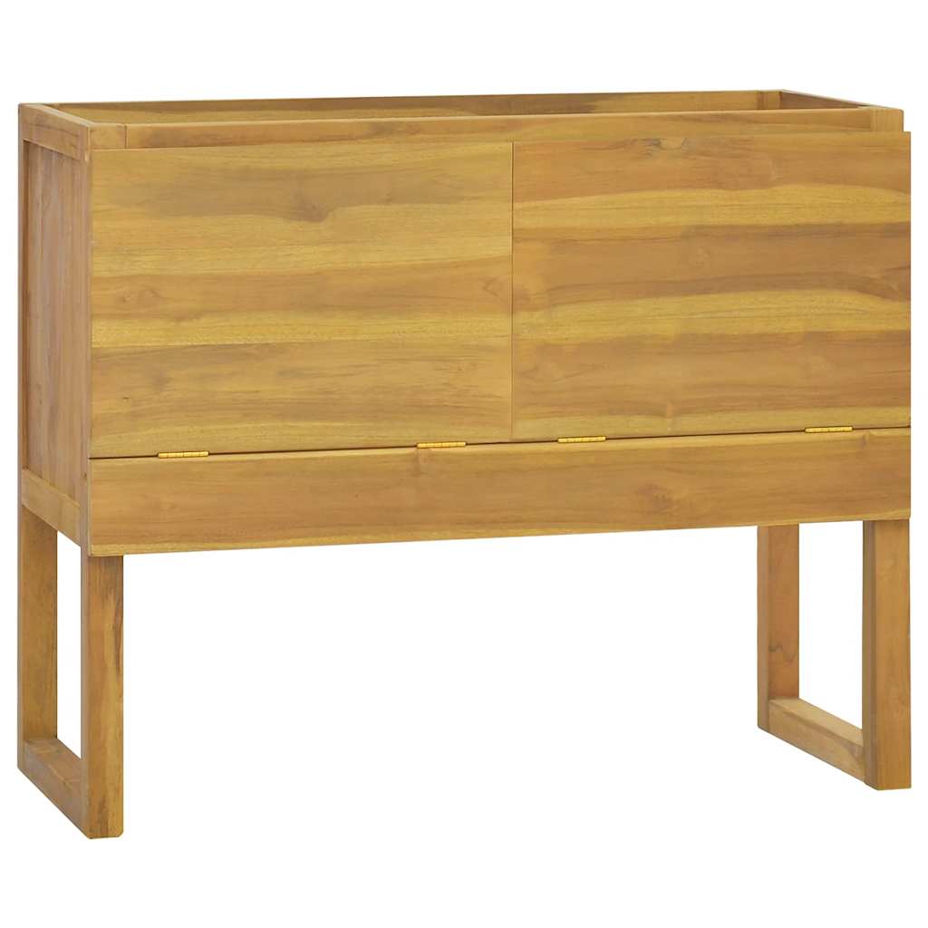 vidaXL Badschrank 41x40x75 cm Massivholz Teak