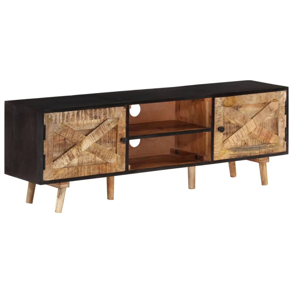 vidaXL Sideboard Massivholz Mango 85x30x75 cm