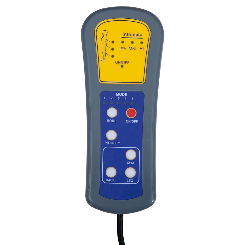 vidaXL Massagesessel Hellgrau Stoff