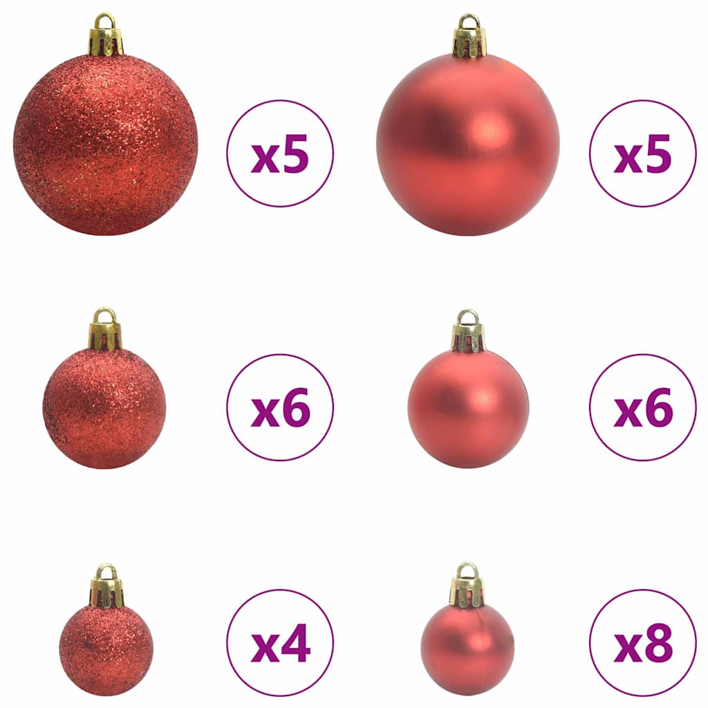 vidaXL Schlanker Weihnachtsbaum mit 150 LEDs mit Ständer Grün 150 cm