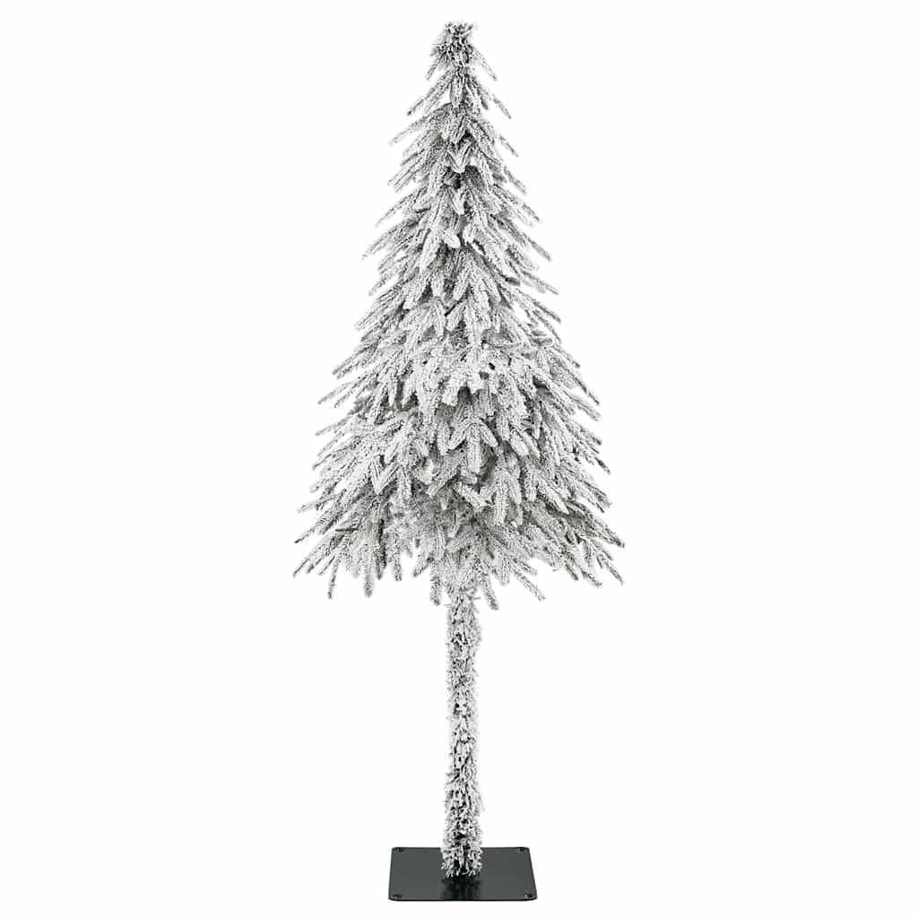 vidaXL Weihnachtsbaum mit 150 LEDs Weiß 120 cm PE und Stahl