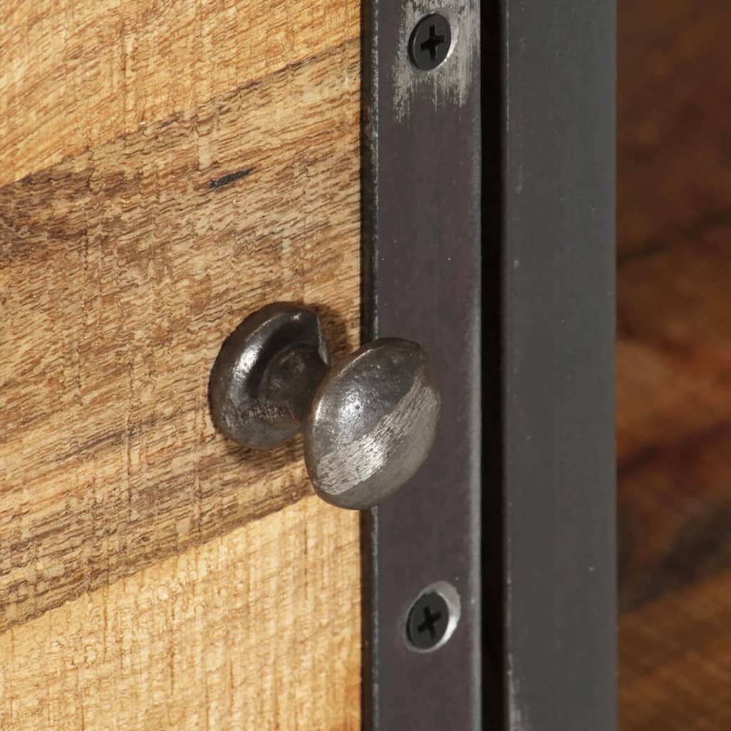 vidaXL TV-Schrank 110x30x42 cm Massivholz Mango