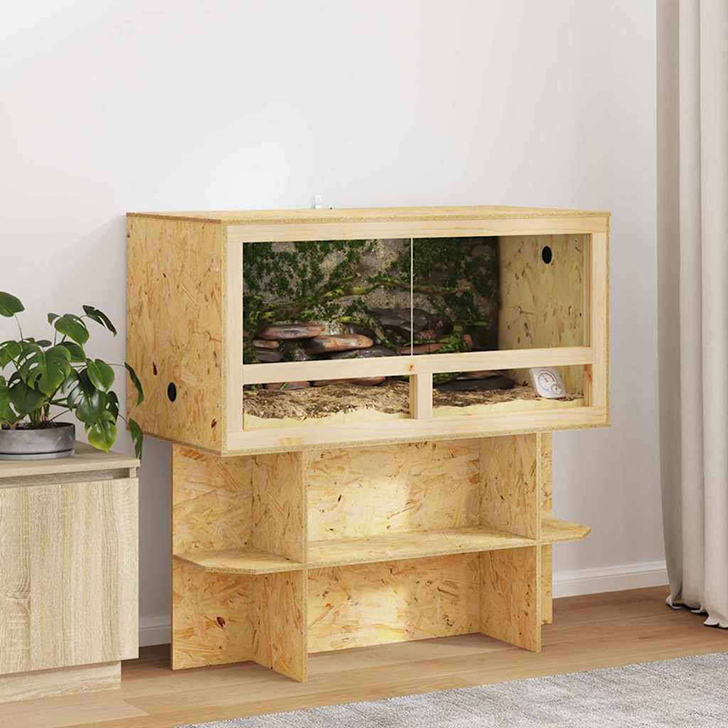 vidaXL Terrarium Braun 100 x 50 x 100 cm OSB