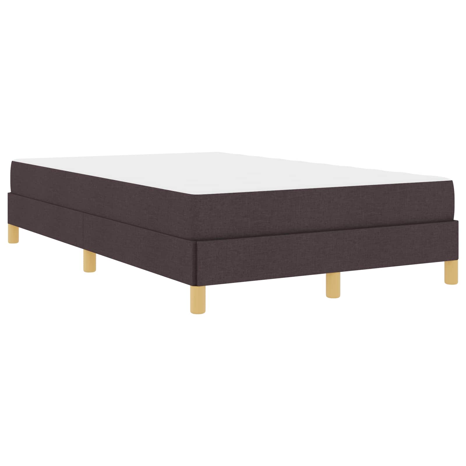 vidaXL Boxspringbett mit Matratze Hellgrau 80 x 200 cm Stoff