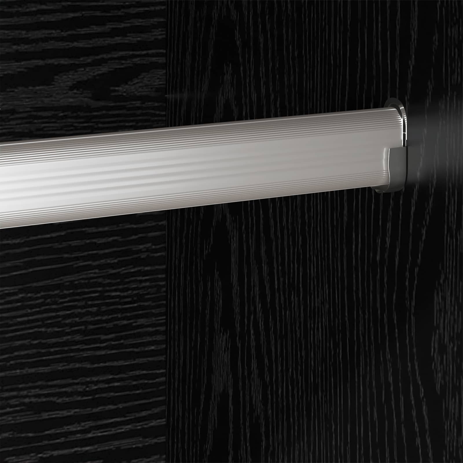 vidaXL Warderobe mit Tür 2 pcs Schwarz Eichen-Optik 50 x 50 x 200 cm