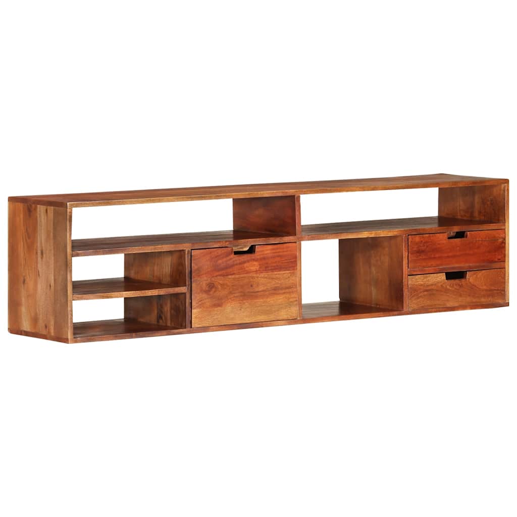 vidaXL TV-Schrank 140x30x35 cm Massivholz Akazie