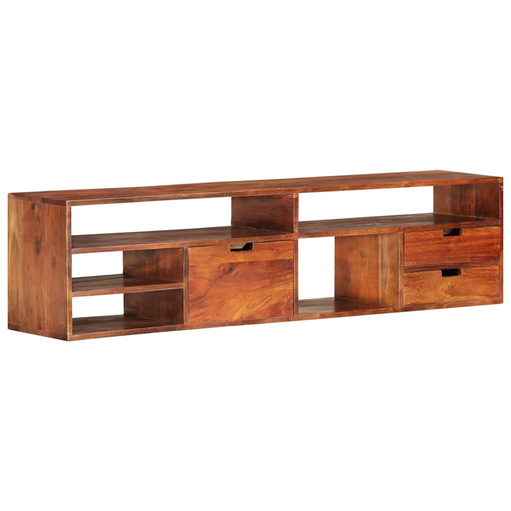 vidaXL TV-Schrank 140x30x35 cm Massivholz Akazie
