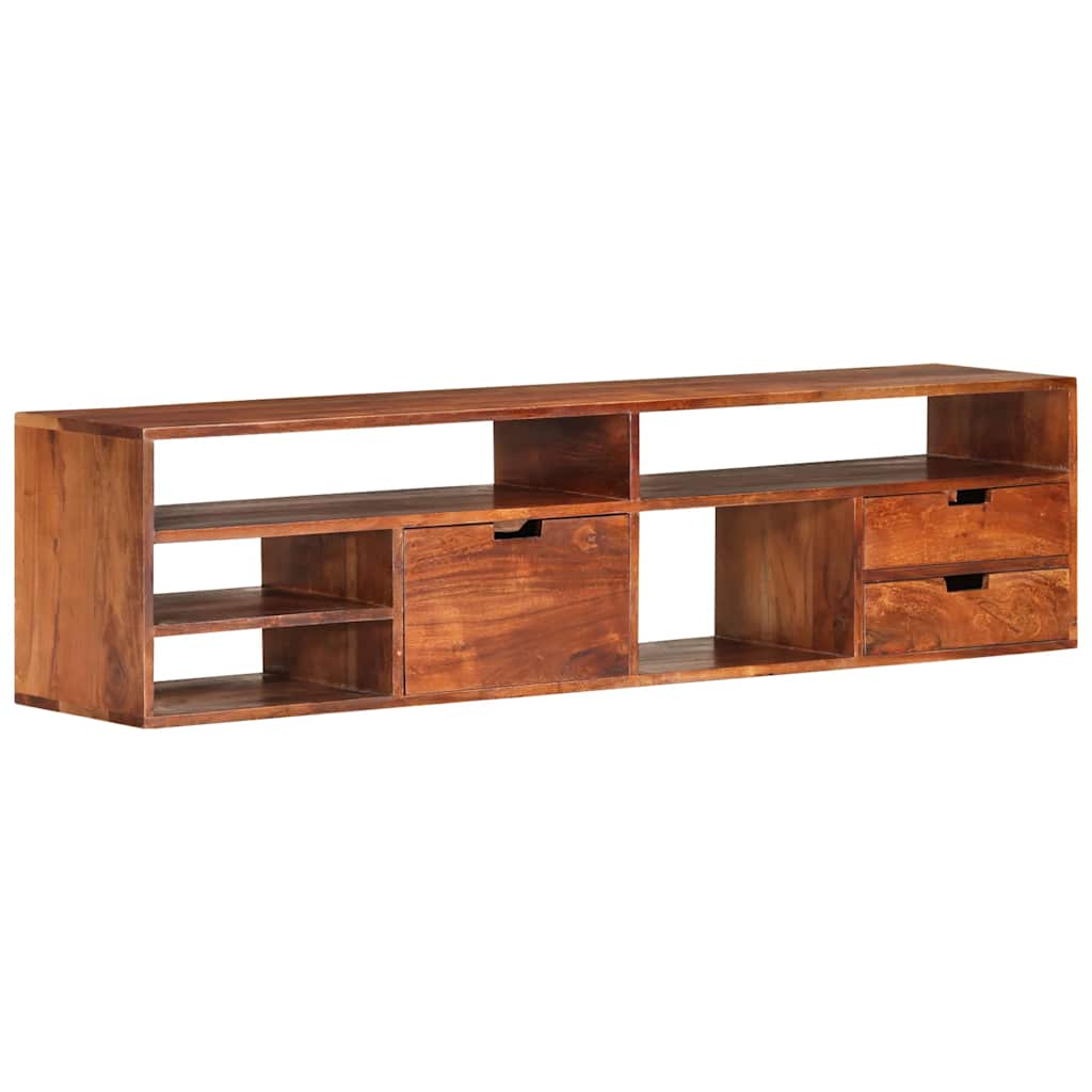 vidaXL TV-Schrank 140x30x35 cm Massivholz Akazie
