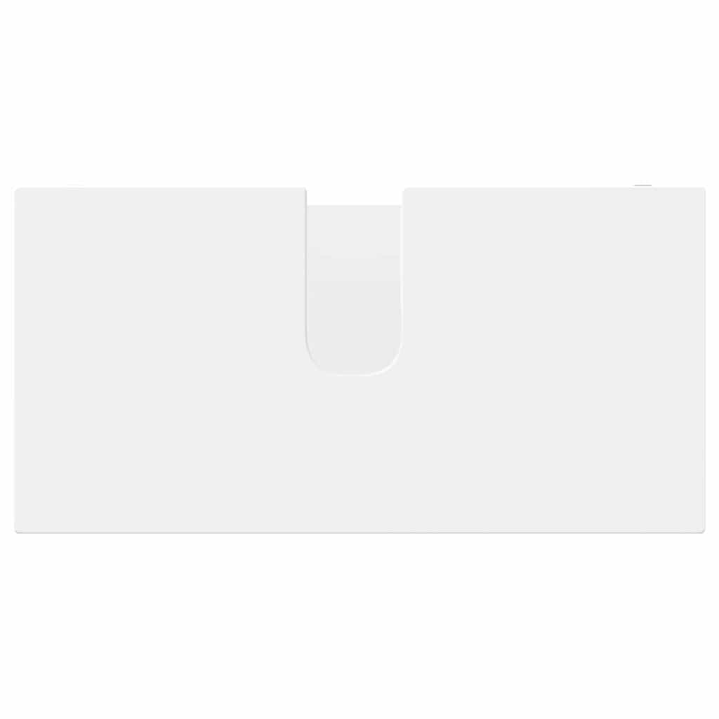 vidaXL Badezimmermöbel-Set mit Schubladen 4 pcs Weiß Holzwerkstoff