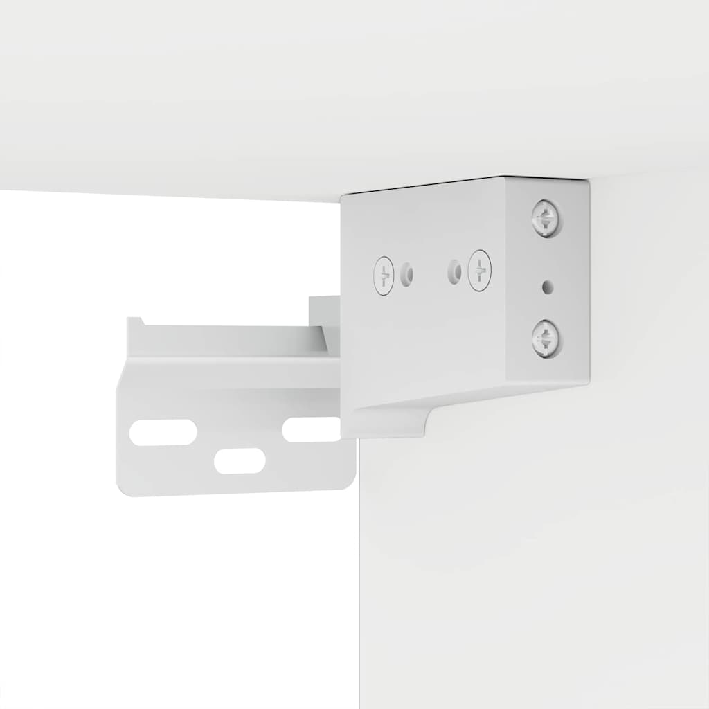 vidaXL Badezimmermöbel-Set mit Schubladen 3 pcs Weiß Holzwerkstoff