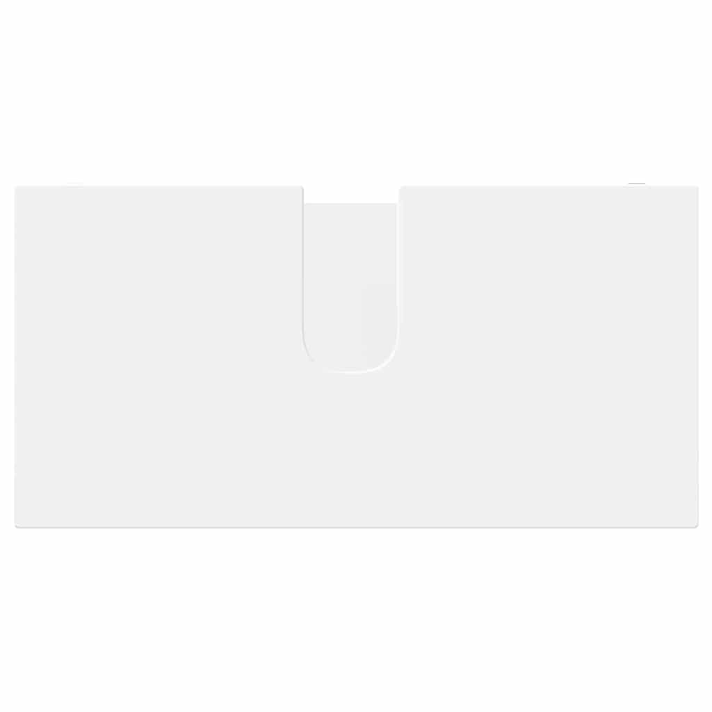 vidaXL Badezimmermöbel-Set mit Schubladen 3 pcs Weiß Holzwerkstoff