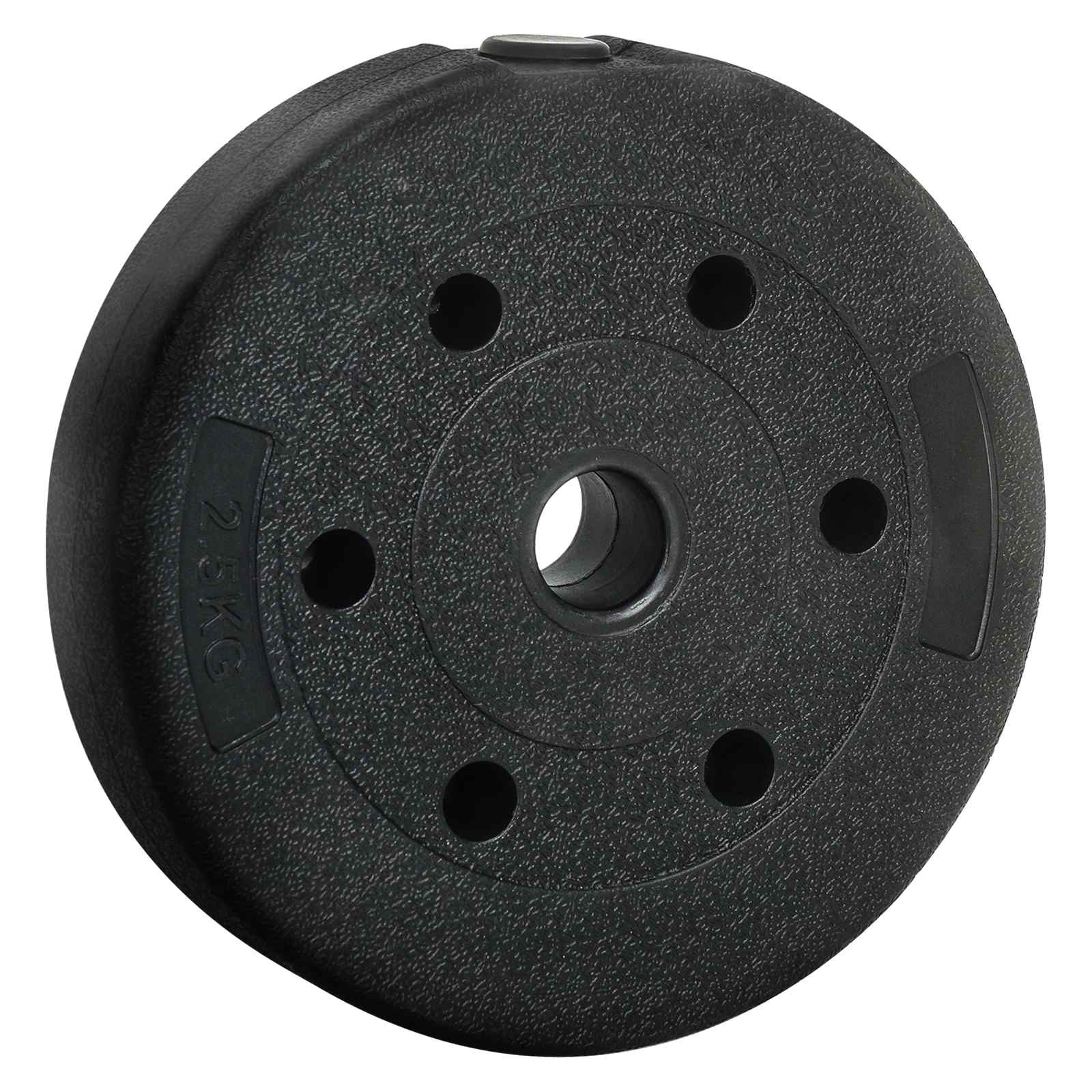 vidaXL 2-in-1 Hantelset Schwarz und Rot 121 x 19,5 x 19,5 cm