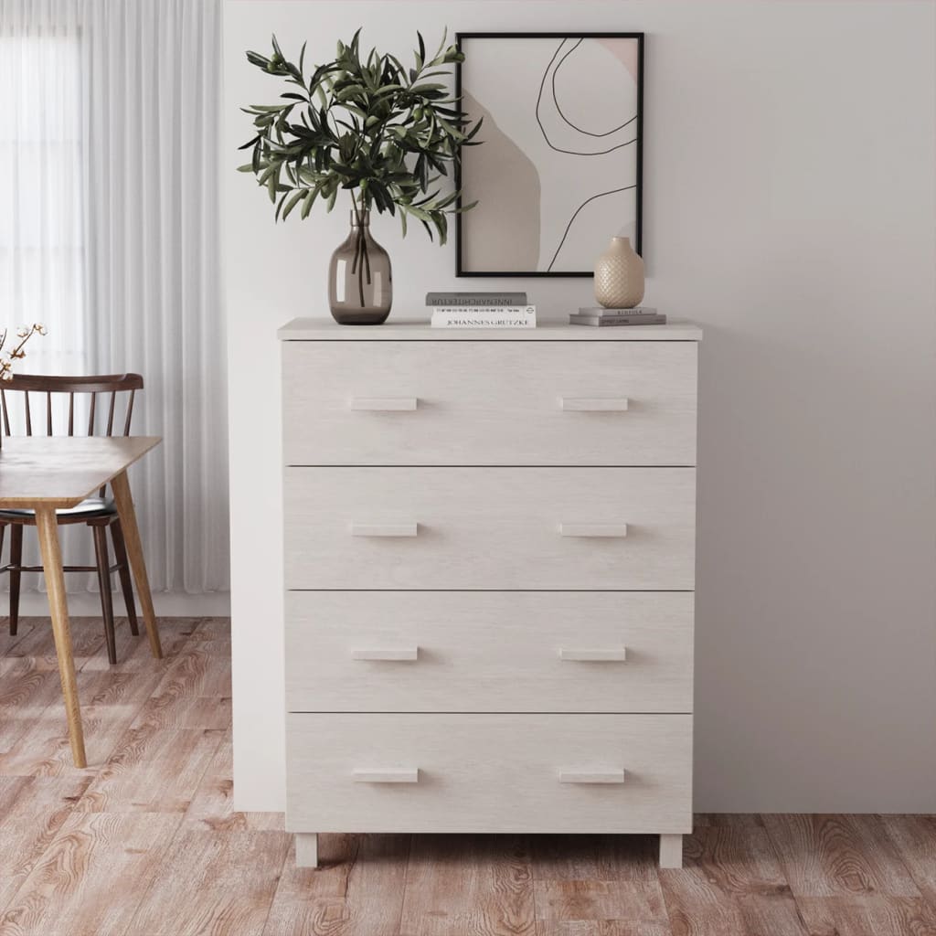 vidaXL Sideboard HAMAR Honigbraun 79x40x103,5 cm Massivholz Kiefer