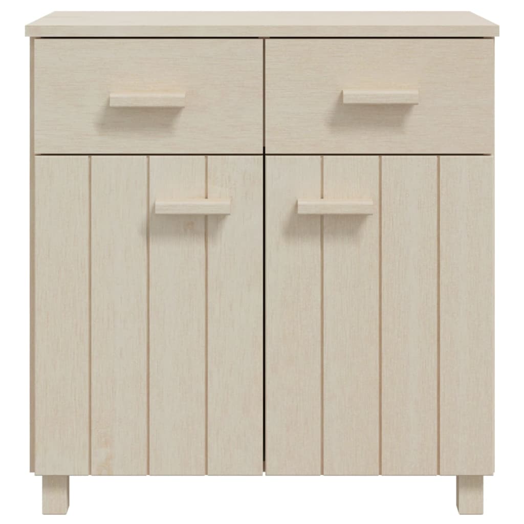 vidaXL Sideboard HAMAR Honigbraun 79x40x80 cm Massivholz Kiefer