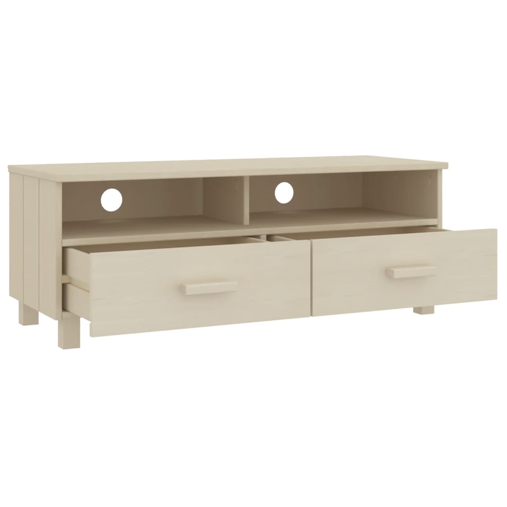vidaXL TV-Schrank HAMAR Honigbraun 106x40x40 cm Massivholz Kiefer
