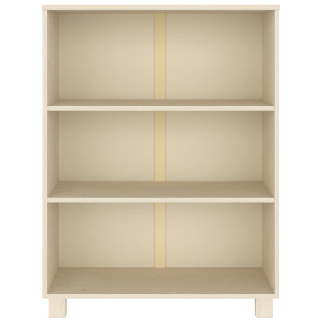 vidaXL Bücherschrank HAMAR Honigbraun 85x35x112 cm Massivholz Kiefer