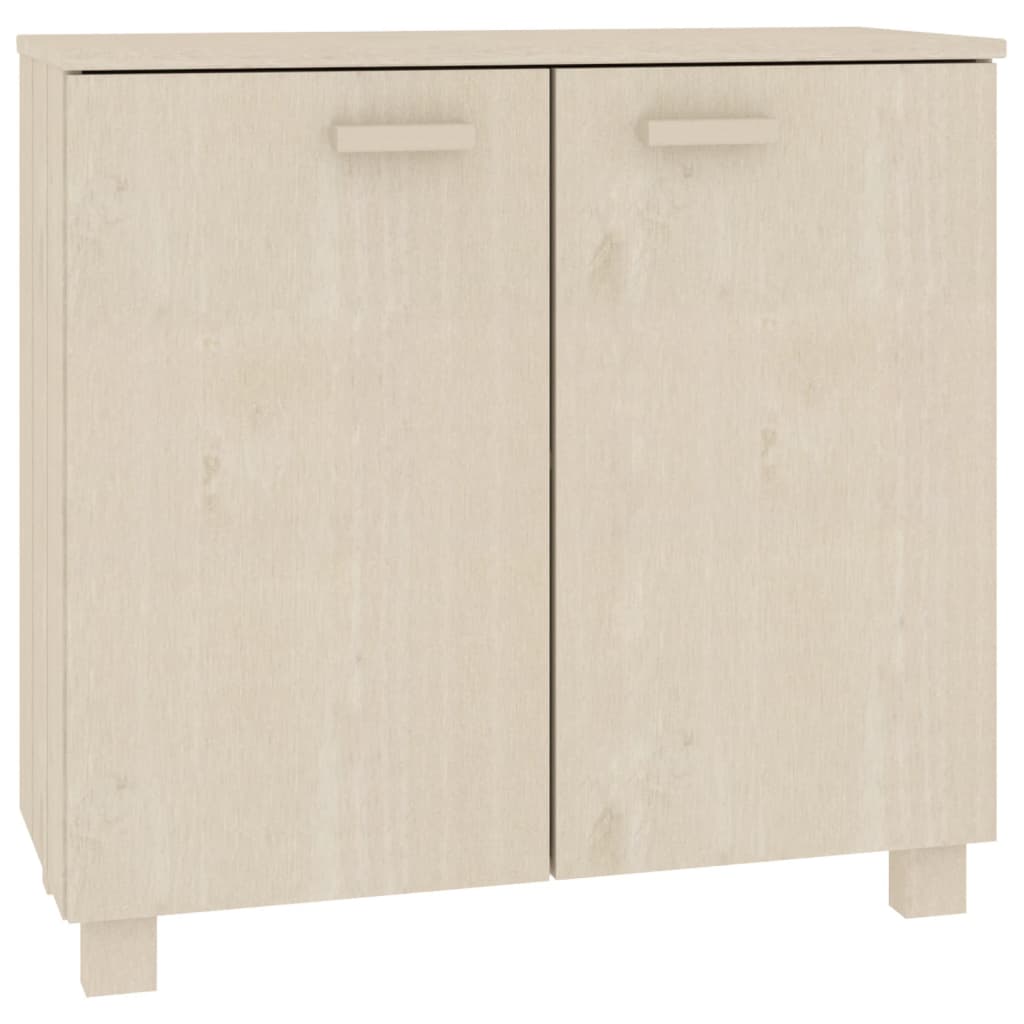 vidaXL Sideboard HAMAR Honigbraun 85x35x80 cm Massivholz Kiefer