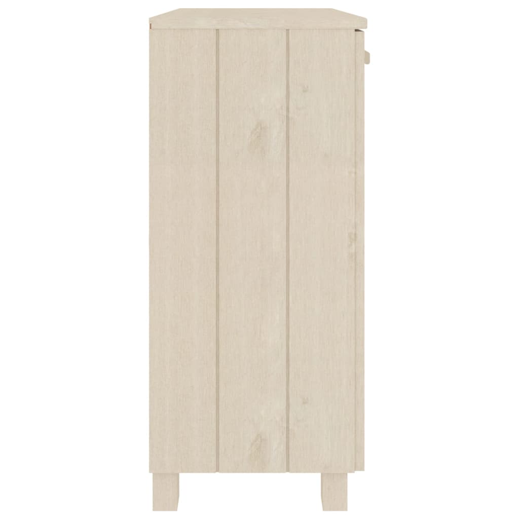 vidaXL Sideboard HAMAR Honigbraun 85x35x80 cm Massivholz Kiefer
