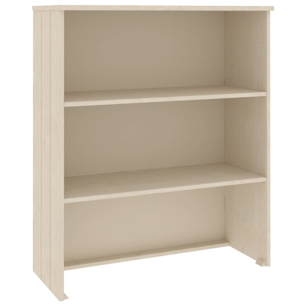 vidaXL Highboard-Oberteil HAMAR Honigbraun 85x35x100 cm Massivholz