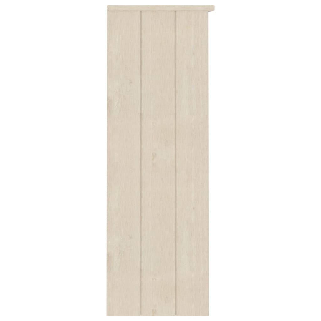 vidaXL Highboard-Oberteil HAMAR Honigbraun 85x35x100 cm Massivholz