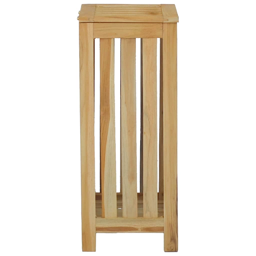 vidaXL Wäschebehälter 35x25x60 cm Massivholz Teak