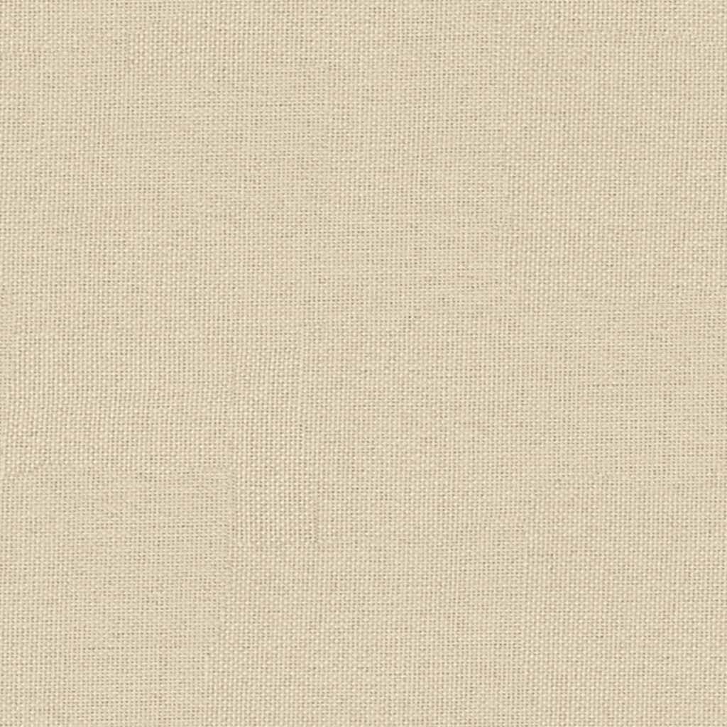 vidaXL Massagesessel Creme Stoff