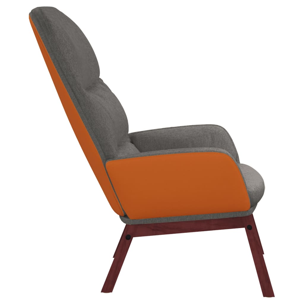 vidaXL Relaxsessel Hellgrau Stoff