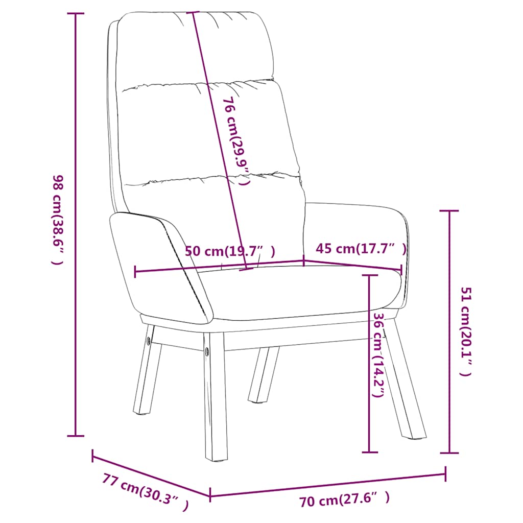 vidaXL Relaxsessel Hellgrau Stoff