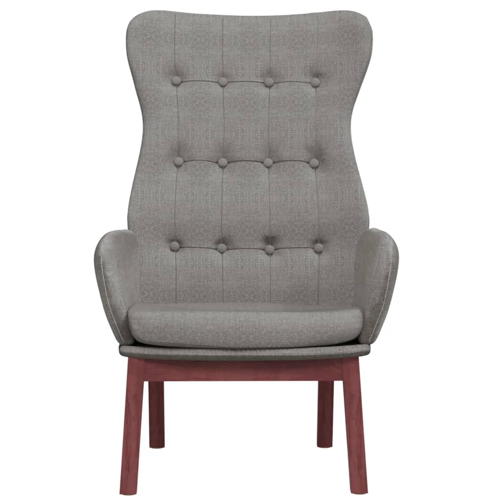 vidaXL Relaxsessel Hellgrau Stoff