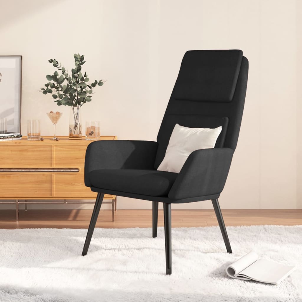 Relaxsessel mit Hocker Creme Stoff