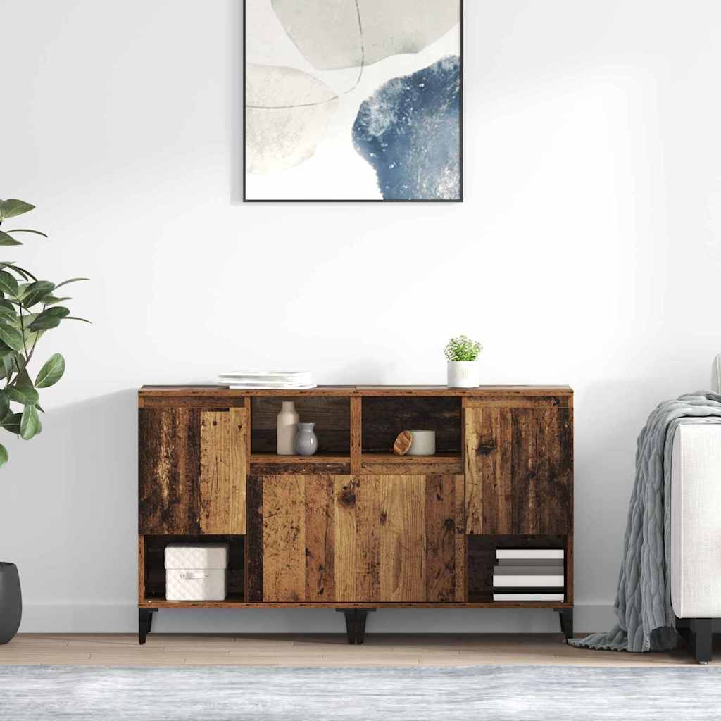 Sideboards 2 Stk. Weiß 60x35x70 cm Holzwerkstoff