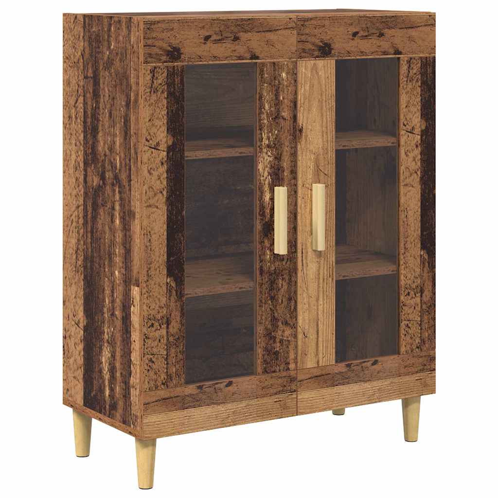vidaXL Highboard Altholz 69,5 x 34 x 180 cm Holzwerkstoff