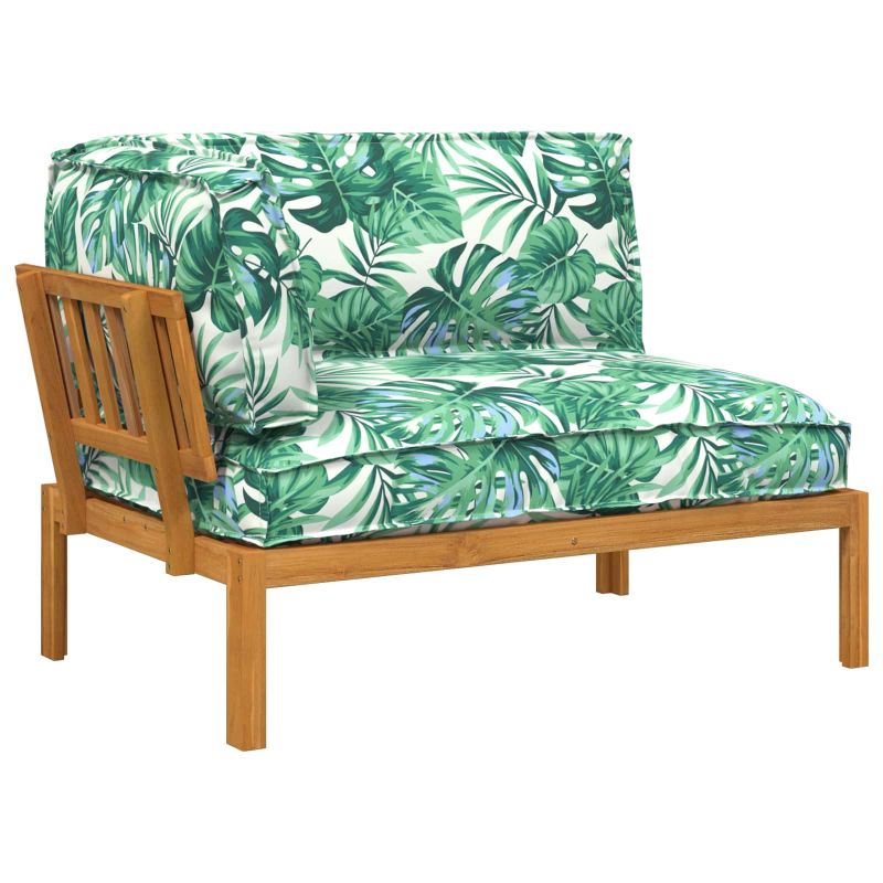 vidaXL Sofa Set Uni Anthrazit 131,5 x 92 x 69 cm Massivholz Akazie