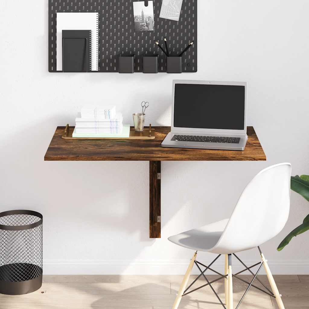 vidaXL Wandklapptisch Eiche 100x60 cm