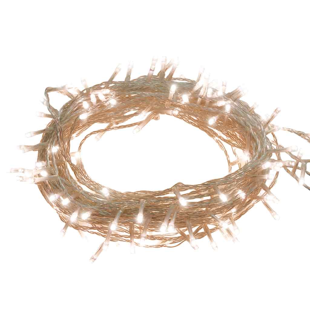 vidaXL LED-Lichterkette mit 150 LEDs Warmweiß 15 m PVC