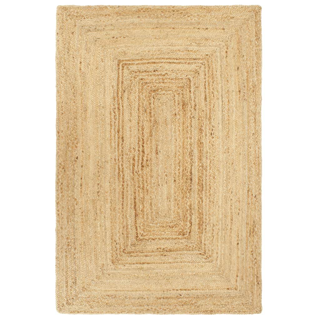 Teppich Handgefertigt Jute Natur 80x160 cm