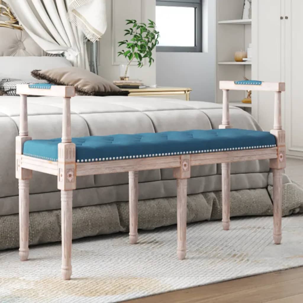 vidaXL Sitzbank 110x40x70 cm Leinen