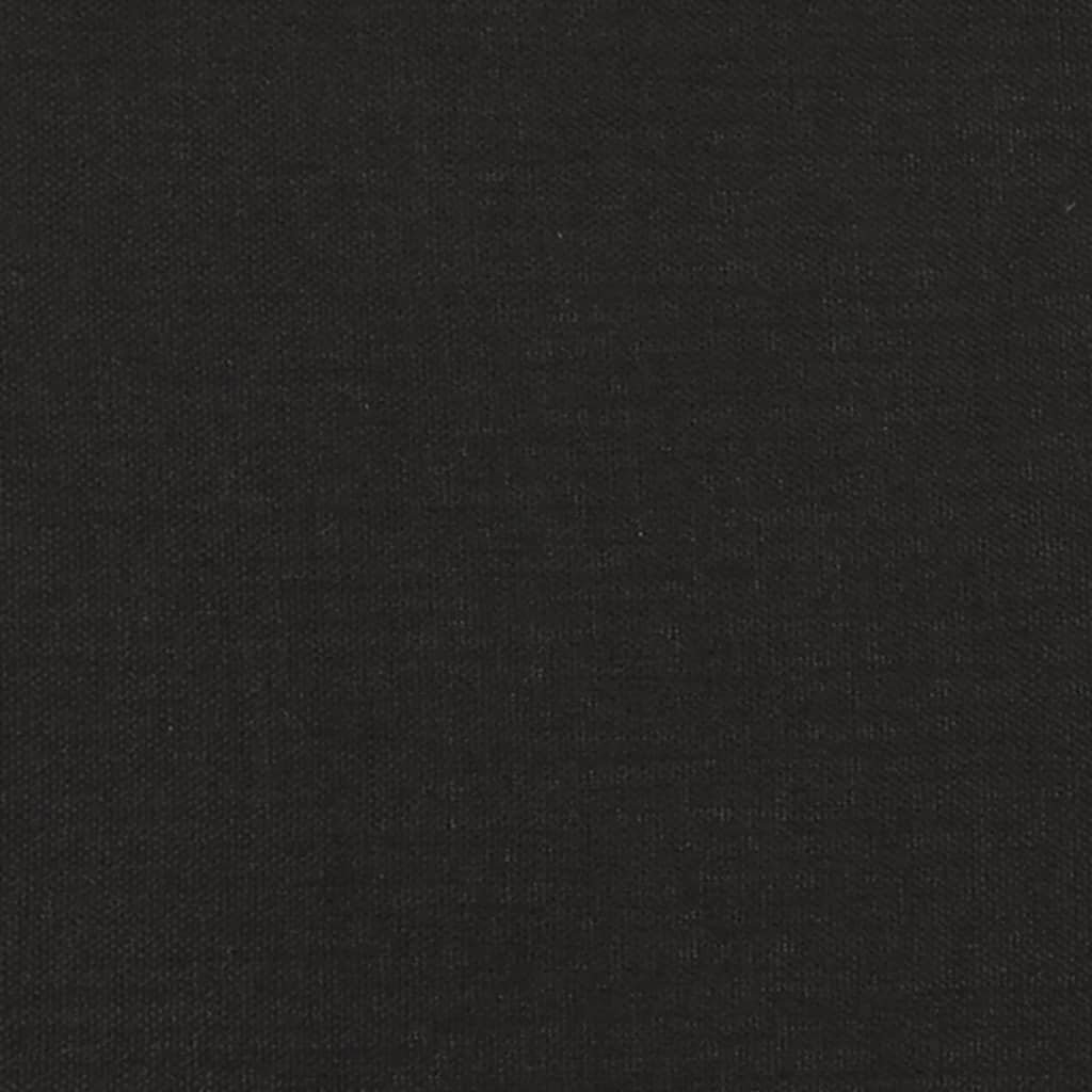 vidaXL Esszimmerstühle 2 Stk. Schwarz Stoff und Kunstleder