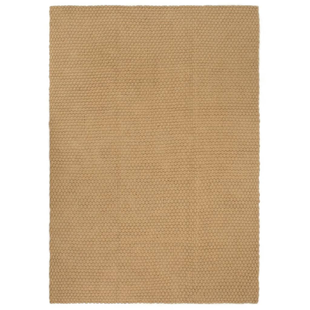 vidaXL Teppich Rechteckig Natur 80x160 cm Jute