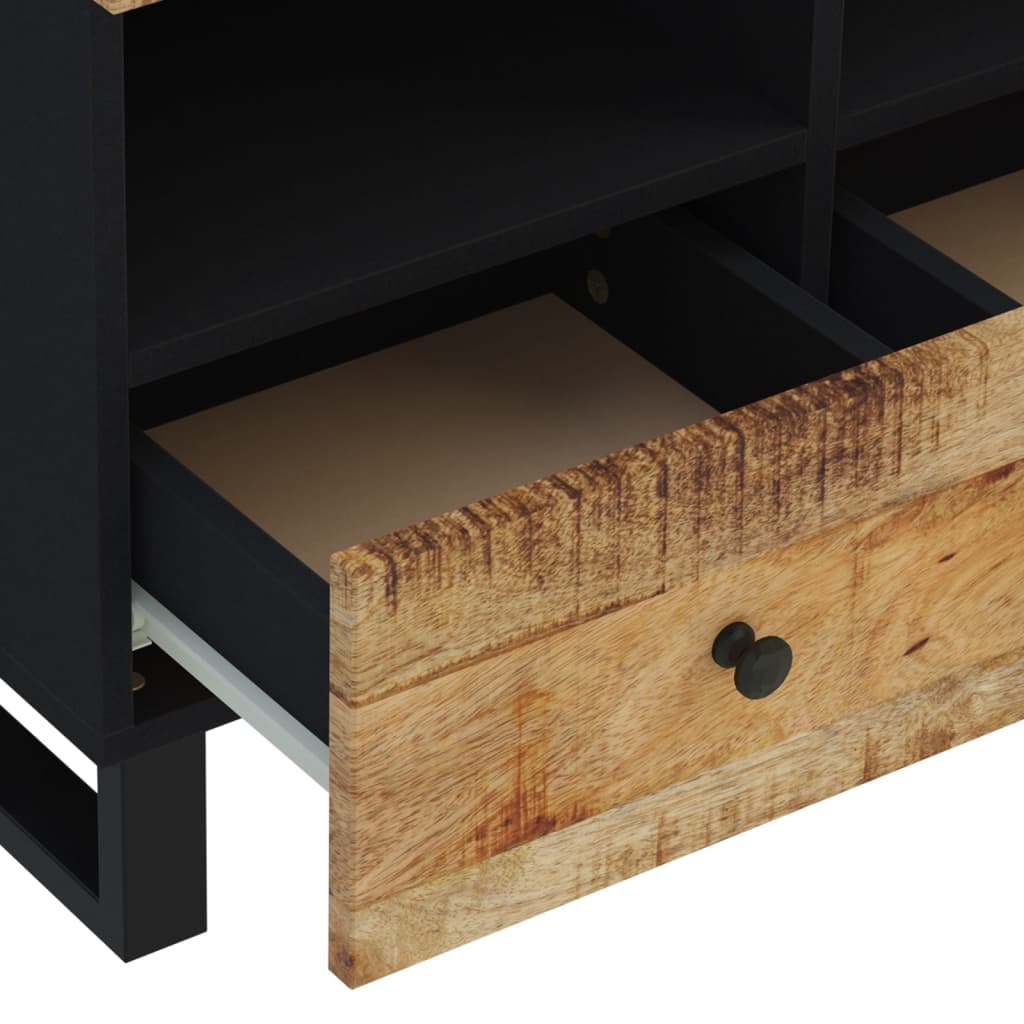 vidaXL TV-Schrank 70x33x46 cm Massivholz Mango