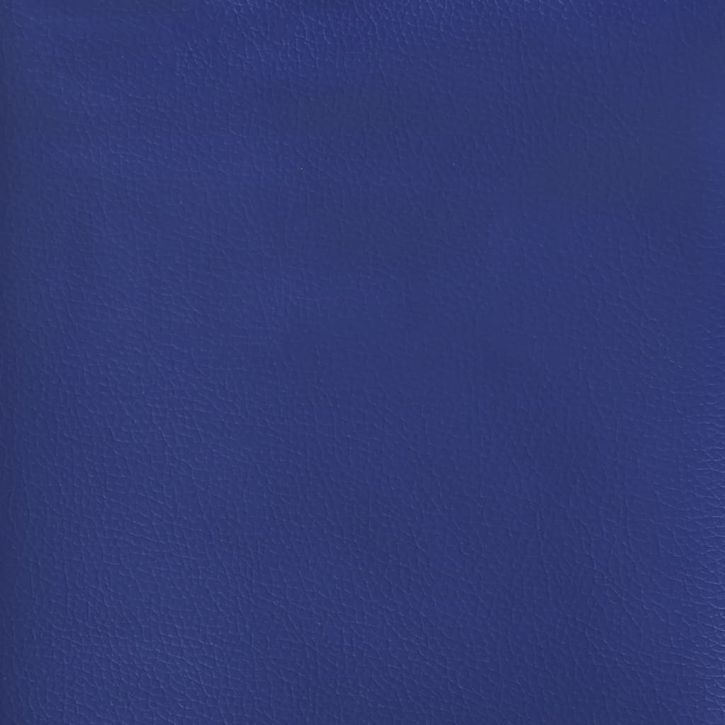 vidaXL Gaming-Stuhl mit Massagefunktion Schwarz und Blau Kunstleder