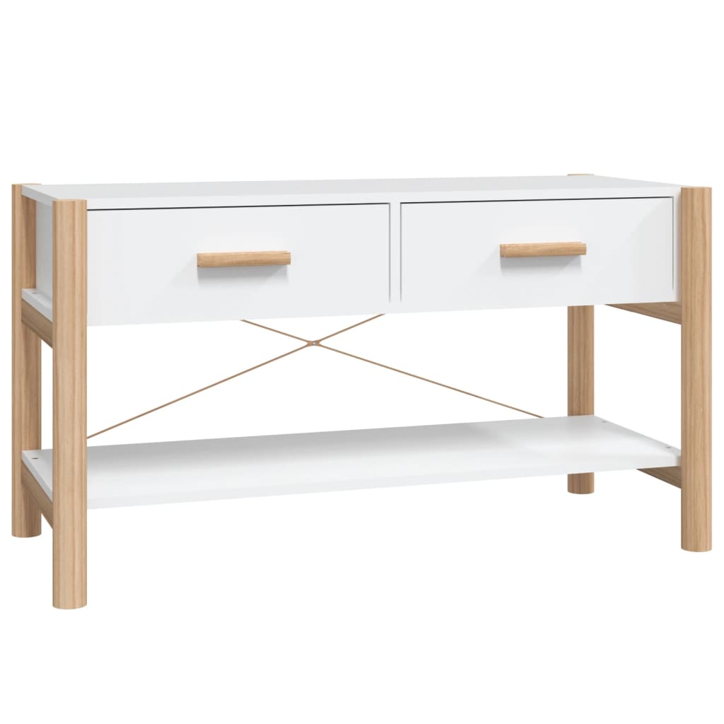 vidaXL TV-Schrank Weiß 82x38x45 cm Holzwerkstoff