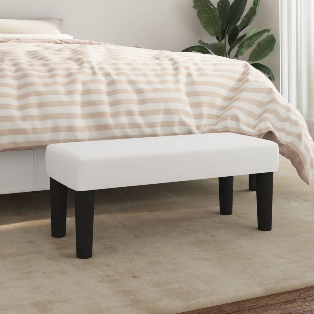 vidaXL Sitzbank Schwarz 70x30x30 cm Kunstleder