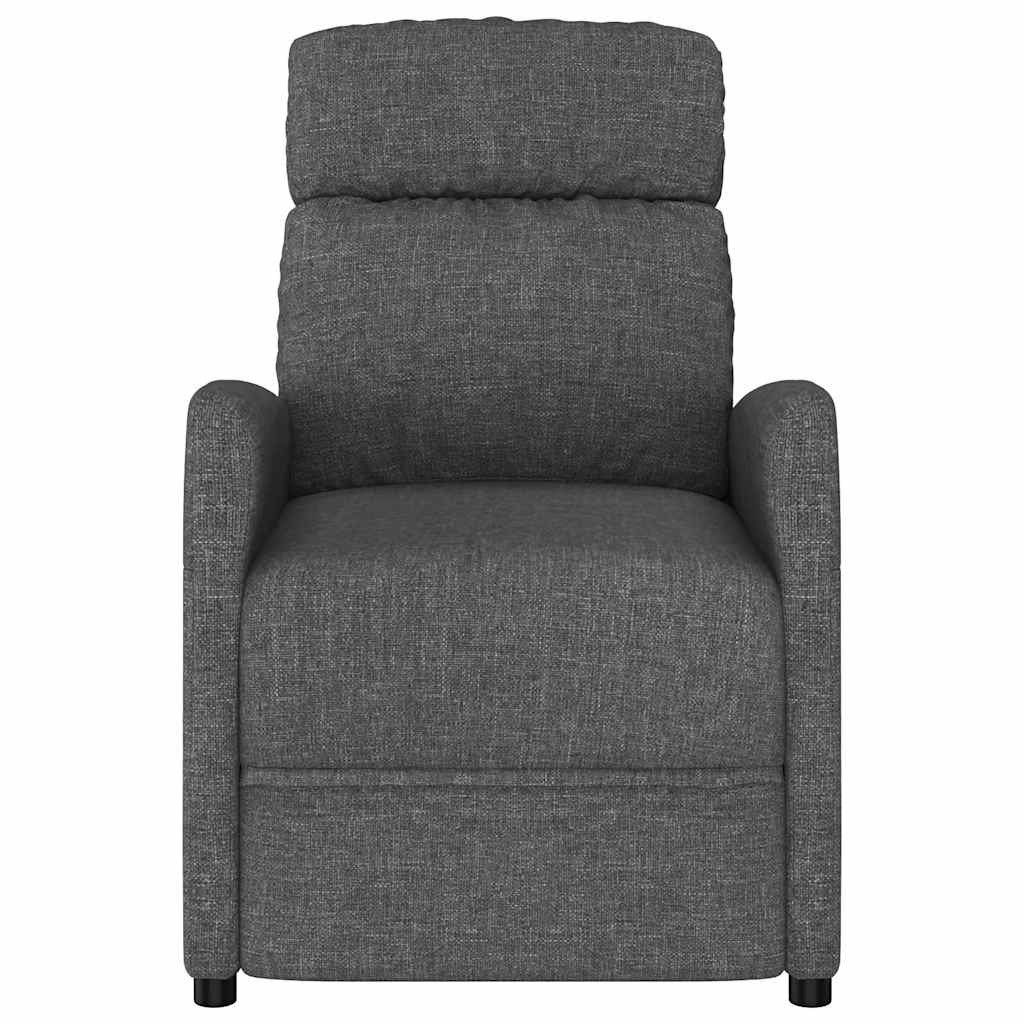 vidaXL Massagesessel Dunkelgrau Stoff
