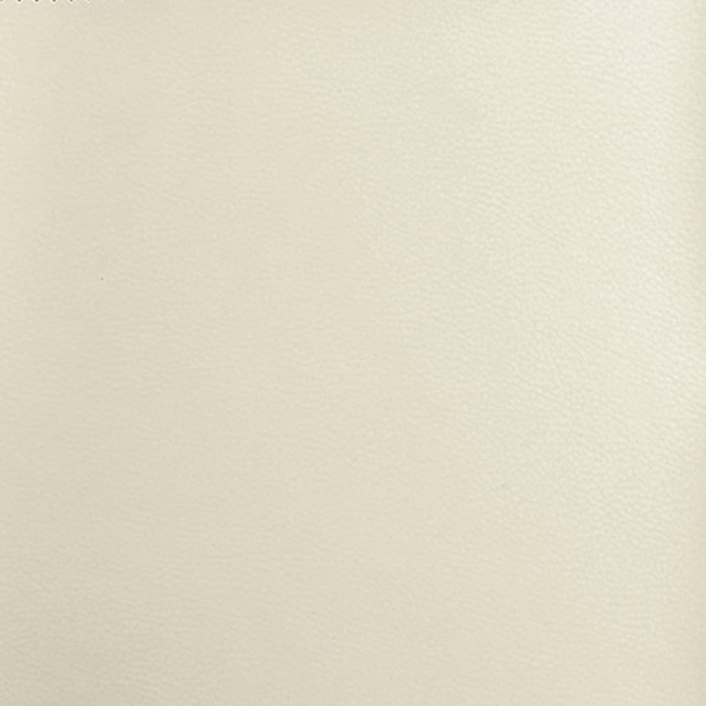 vidaXL Relaxsessel Cremeweiß Kunstleder