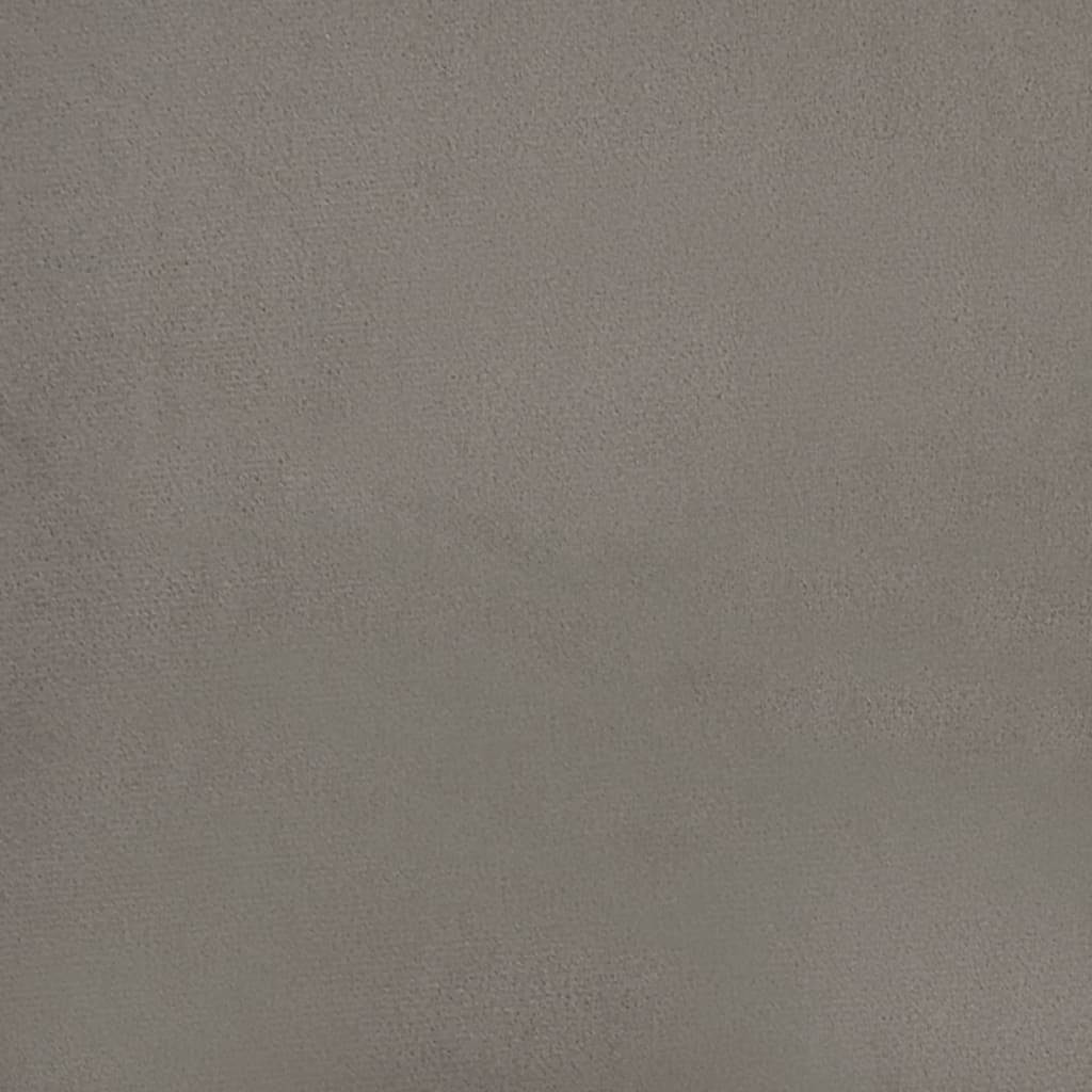 vidaXL Sessel Hellgrau 60 cm Samt