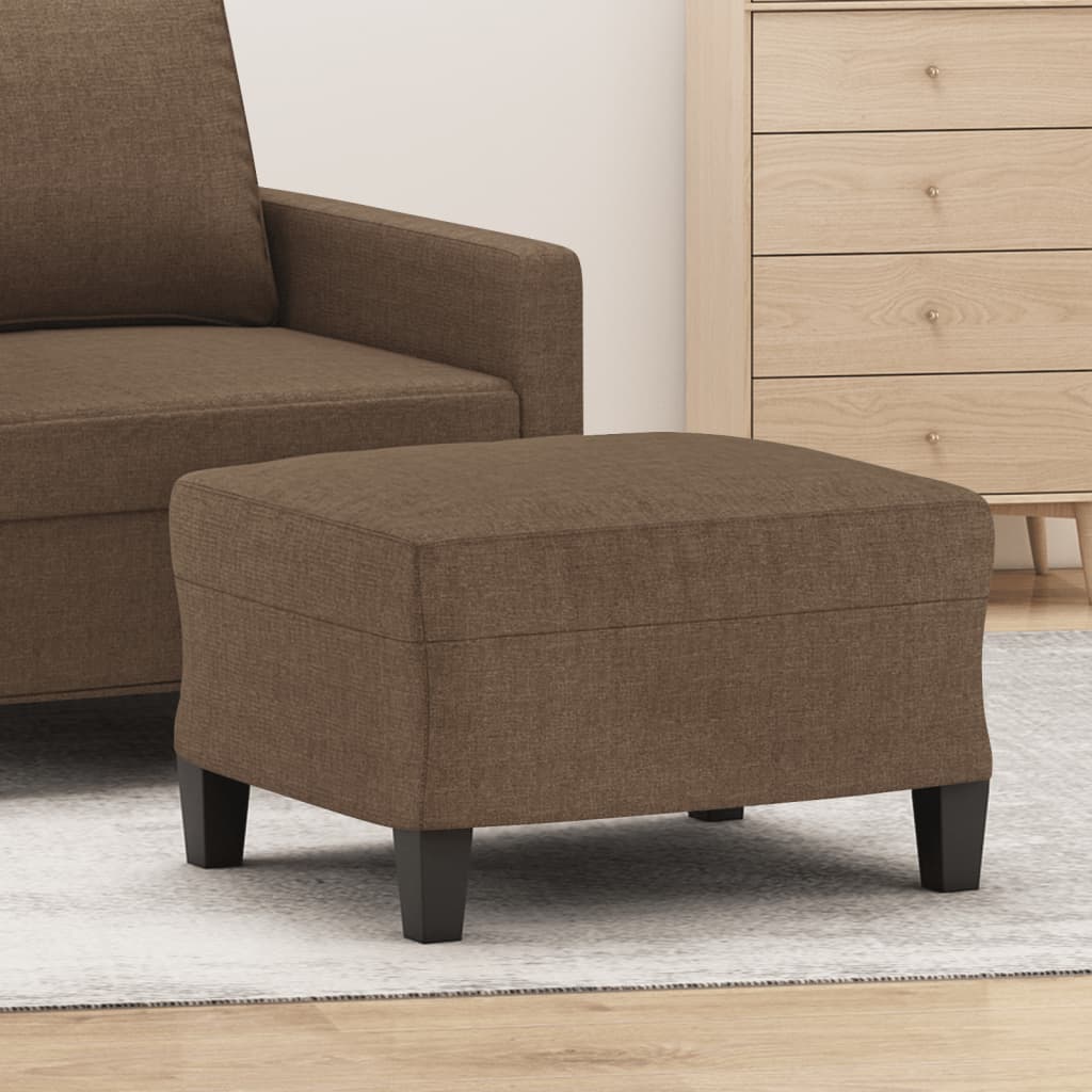 vidaXL Fußhocker Hellgrau 60x50x41 cm Stoff