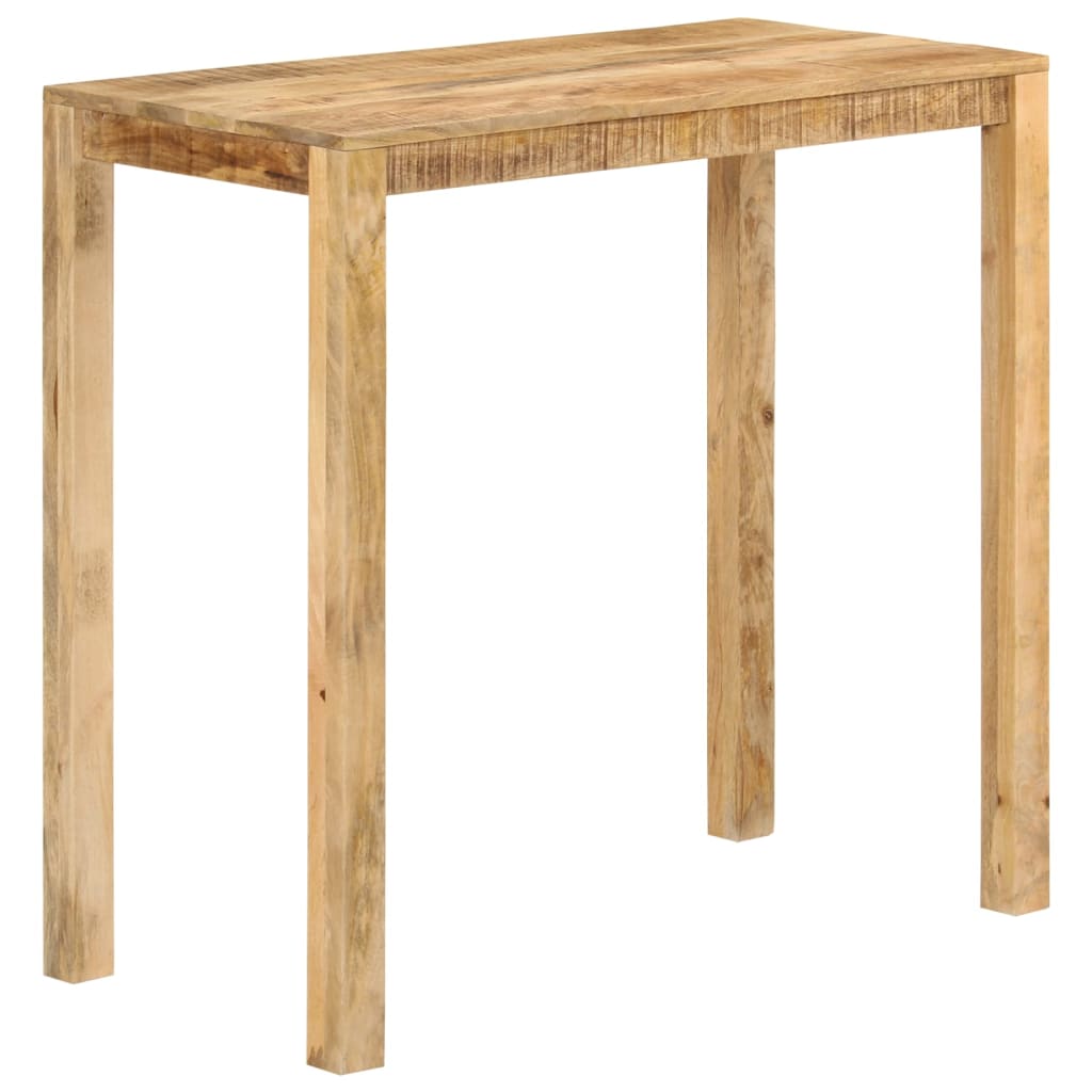 vidaXL Konsolentisch 110x35x76 cm Raues Mangoholz
