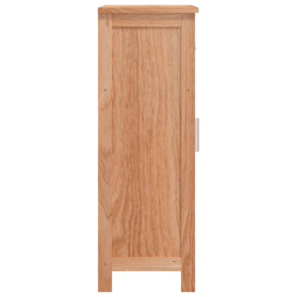 vidaXL Badschrank 42x29x82 cm Massivholz Nussbaum