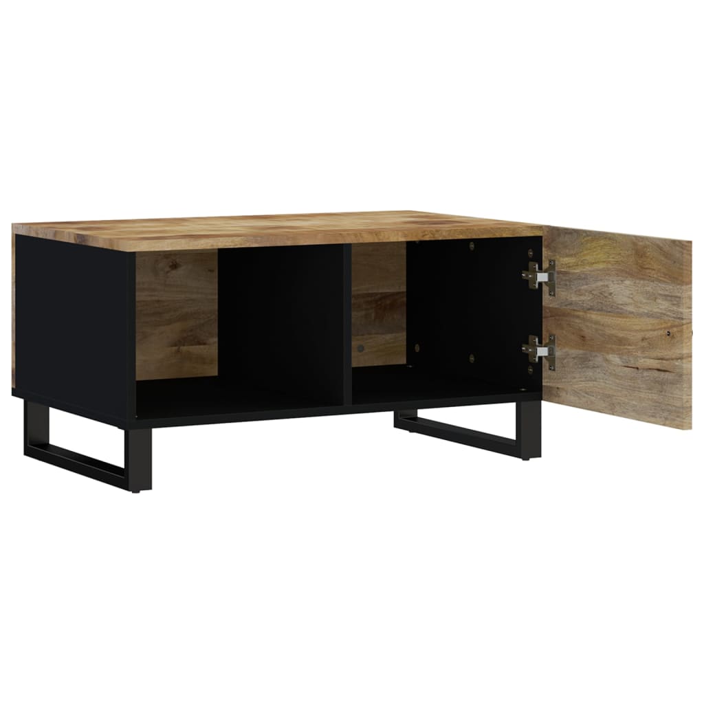 vidaXL Couchtisch 80x50x40 cm Massivholz Mango & Holzwerkstoff
